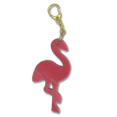 Flamingo Double-Sided Keychain!