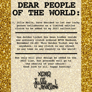 The 2022 Golden Ticket!