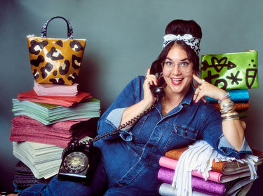 Julie Mollo! Super Fun Glitter Clutches, Custom Bags & Gifts!