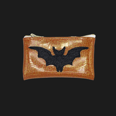 The Black + Orange Bat Keychain Clutch! 🦇