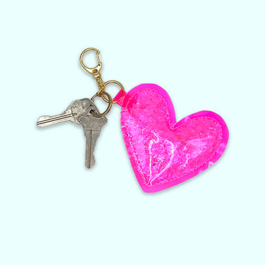 Confetti Heart Keychain 💖