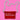Customizable crossbody bag that features "Addison" name applique in pink sparkly canvas on a red glitter infused vinyl. Crossbody strap is a clear acrylic chain. 