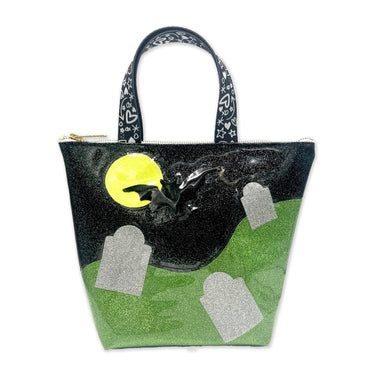 Glitter Graveyard Halloween Trick Or Treat Bag!
