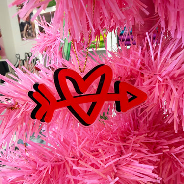 Heart & Arrow Super Fun Tree Ornament! ❤️🏹🎄