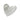 Glitter Acrylic Doodle Heart Hair Comb!