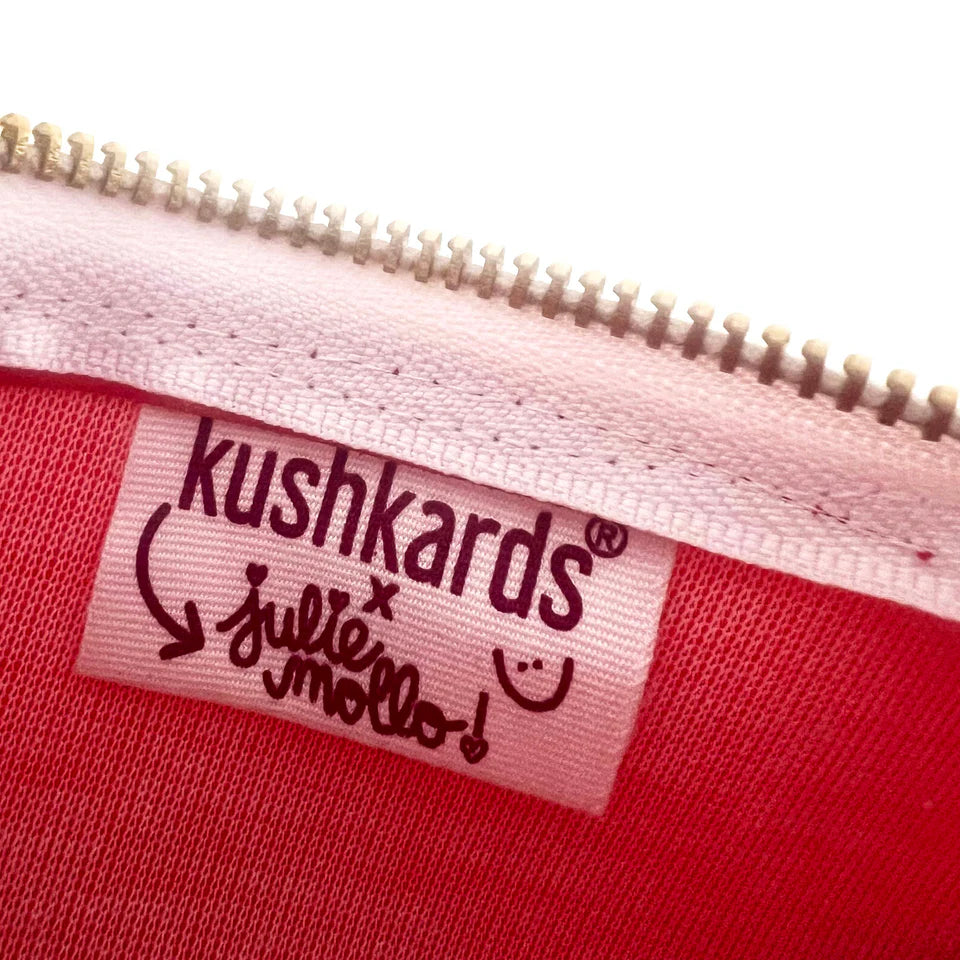 example of kush kard Julie Mollo sew-in tag 
