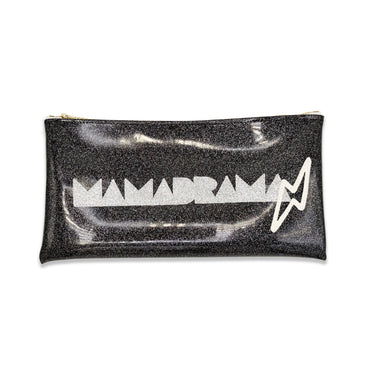 Mamadrama Classic Clutch – Black ⚡️🖤