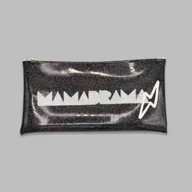 Mamadrama Classic Clutch – Black ⚡️🖤