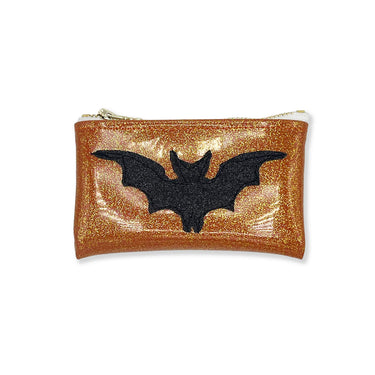 The Black + Orange Bat Keychain Clutch! 🦇