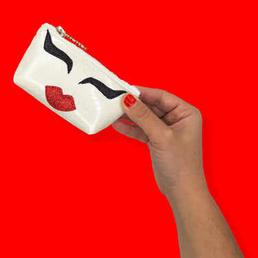 Teeny Tiny Makeup Face Clutch! 💋