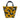Sparkly black and gold leopard spots sewn onto a gold glitter infused vinyl handle bag. Handles are black nylon with white Julie Mollo! doodles. On top of clutch is a cute XOXO zipper that is custom to Julie Mollo!.