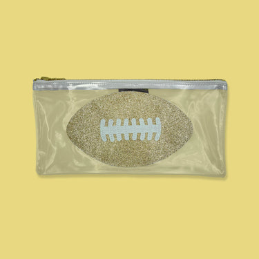 Fancy Football Clear Clutch! *Stadium Safe!*