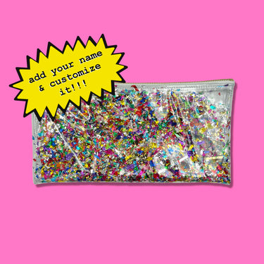 Clear Confetti Clutch!