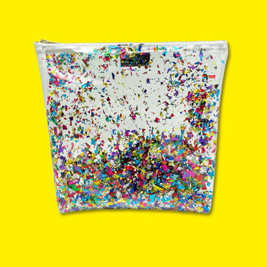 Clear Confetti Travel Bag!