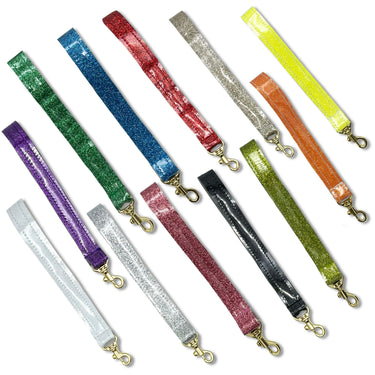 Colorful Glitter Wrist Straps For Clutches !