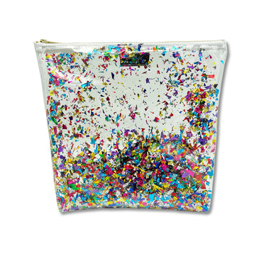 Clear Confetti Travel Bag!