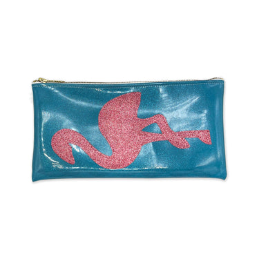 Fancy Flamingo Glitter Clutch!